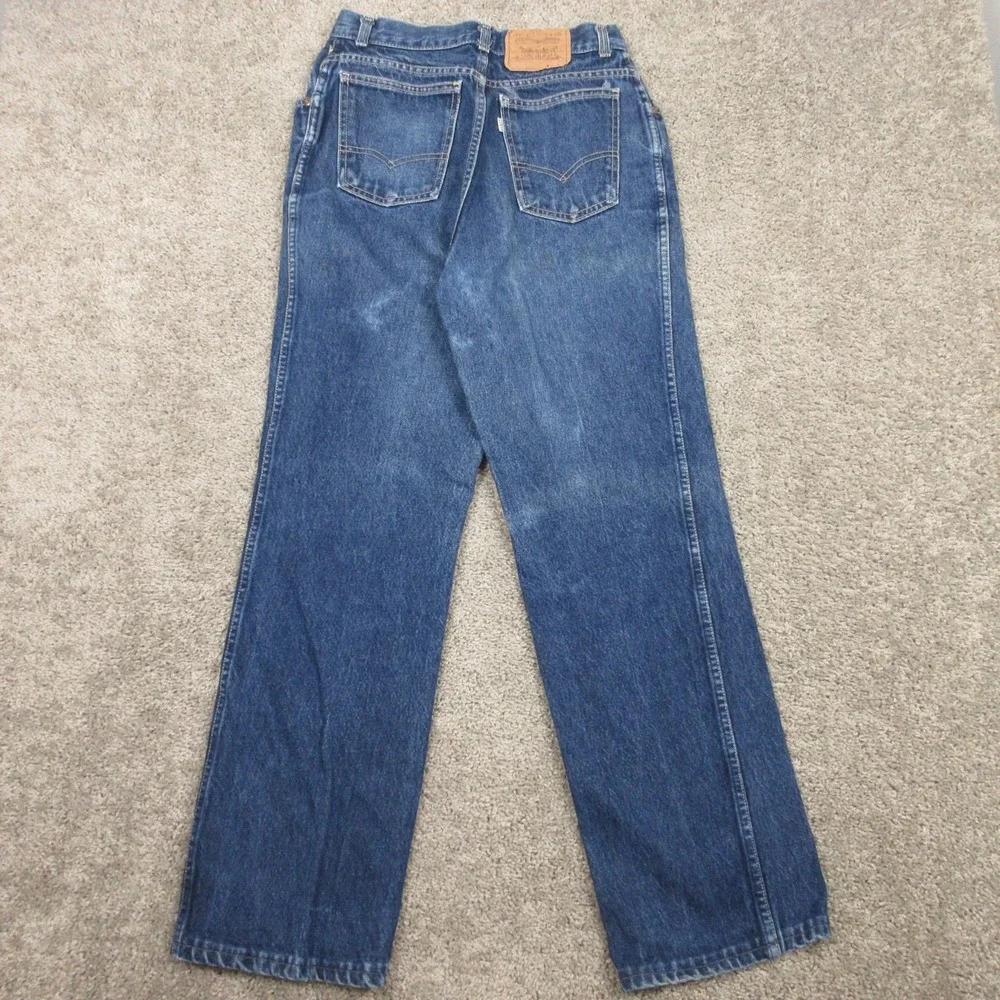 Vintage Levis Jeans Adult 30x30 (Tag 31x33) Blue Faded Made‎ In USA Denim Pants